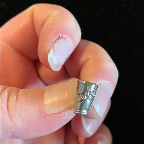 Silver Coffee Cup Charm - Picture 3 of 3